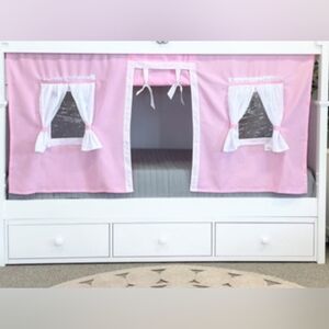 Bunk Bed Tent Pink